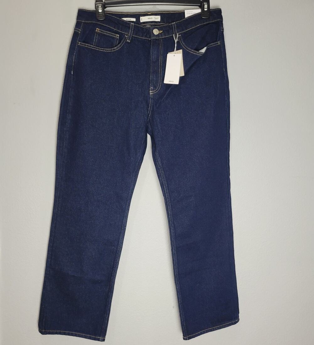 MNG Mango 12 Blue Straight Leg Matilda Jeans